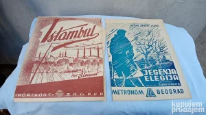 Stari muzički prospekti iz pedesetih