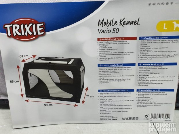 Trixie Transporter za Pse 99x65x71/61 cm