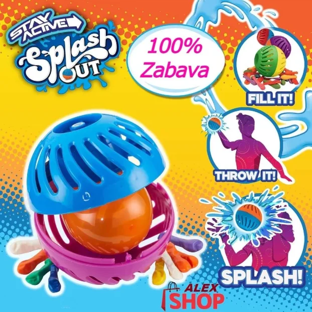 Vodena bomba sa tajmerom SPLASH OUT sa balonima