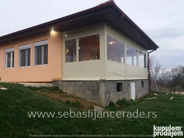 Cerade / Prividne Folije za zatvaranje objekata