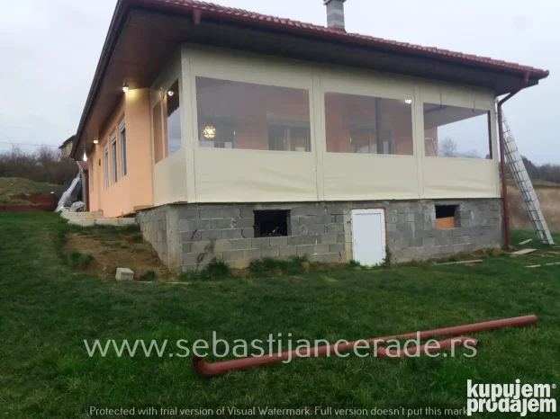 Cerade / Prividne Folije za zatvaranje objekata