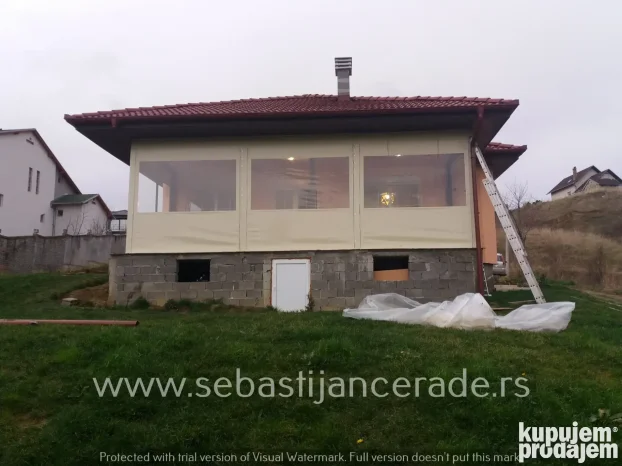 Cerade / Prividne Folije za zatvaranje objekata