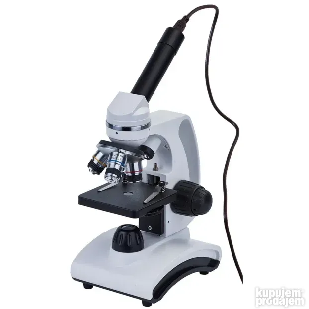 LEVENHUK Discovery Femto Polar digital microscope and book