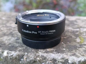 Fotodiox pro EF-Sony E adapter