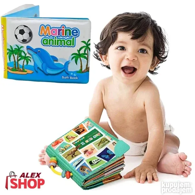 Bebi mekana zvučna knjiga za kupanje Sea World