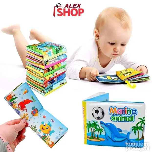 Bebi mekana zvučna knjiga za kupanje Sea World