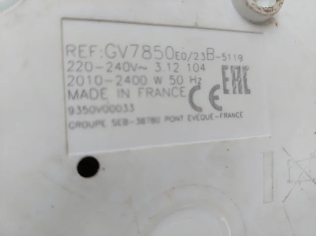 Pegla tefal gv 7850 smart