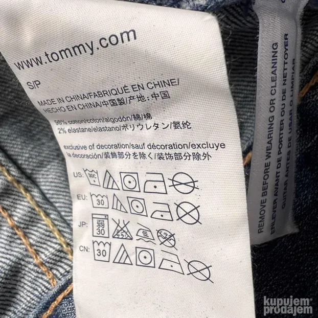 TOMMY HILFIGER ORIGINAL zenska teksas jakna S