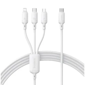 Kabel Baseus Silky 3 u 1 Fast Charging USB-C na M+L+C 100W