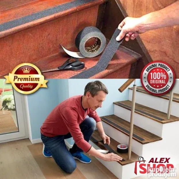 ANTI-SLIP protivklizna samolepljiva traka za pod i stepeništ