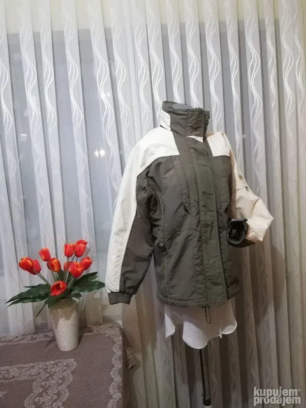 Bež zelena jakna CRANE unisex vel. S