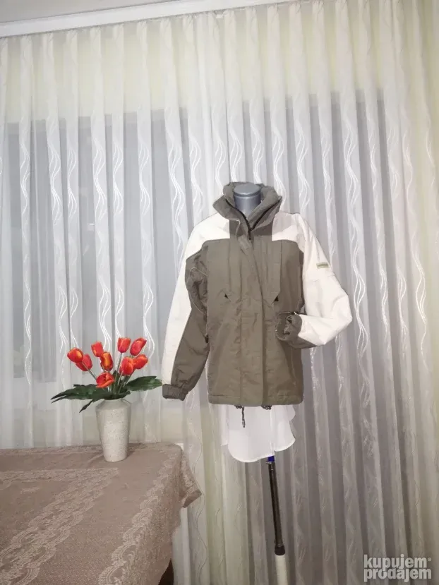 Bež zelena jakna CRANE unisex vel. S