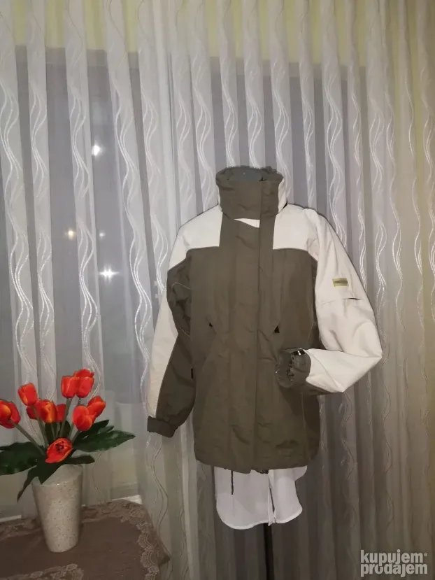 Bež zelena jakna CRANE unisex vel. S