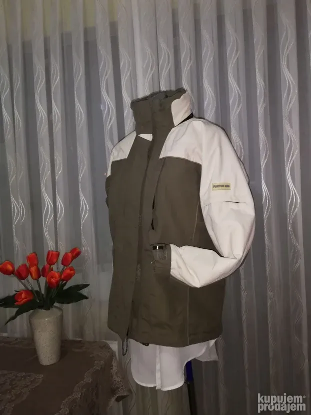 Bež zelena jakna CRANE unisex vel. S