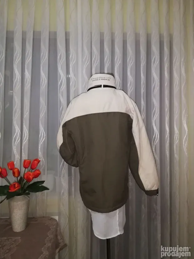 Bež zelena jakna CRANE unisex vel. S