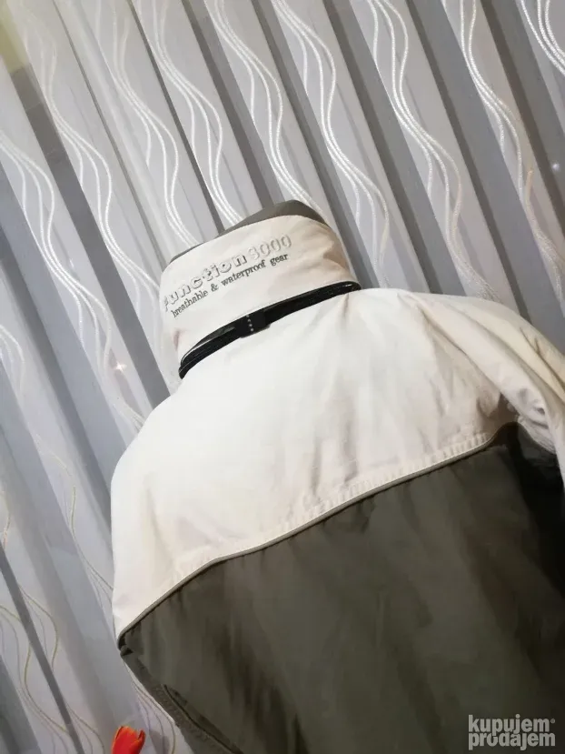 Bež zelena jakna CRANE unisex vel. S