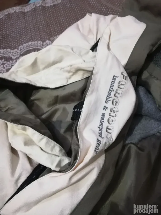 Bež zelena jakna CRANE unisex vel. S