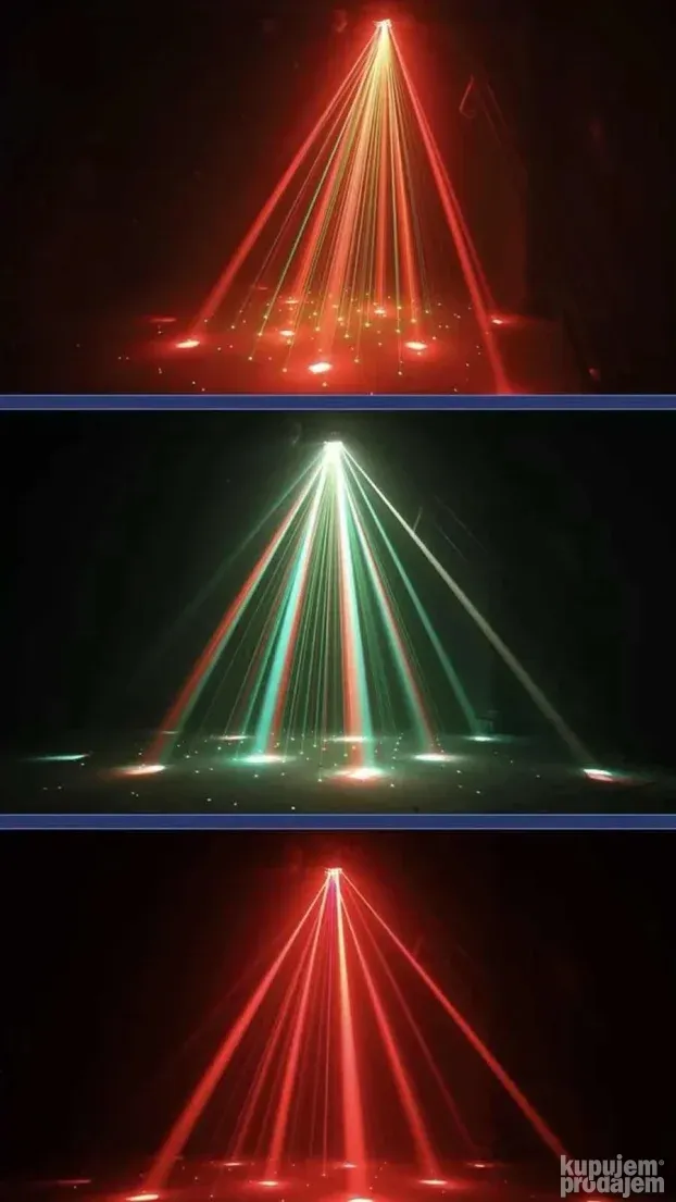Laser Beam 3u1 Strob Laser Beam osvetljenje za diskoteke