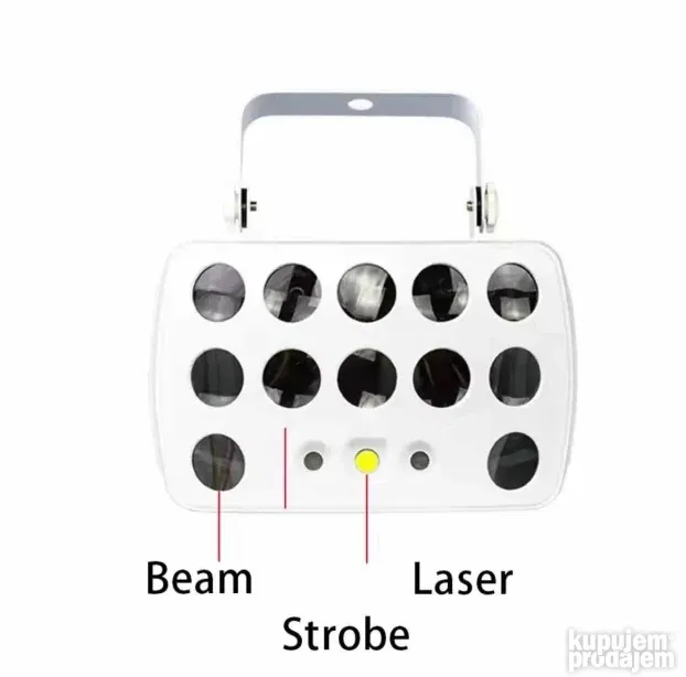Laser Beam 3u1 Strob Laser Beam osvetljenje za diskoteke