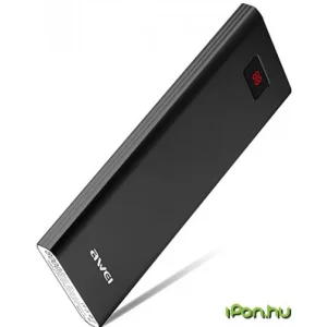 AWEI P91K elegant metal housing Powerbank 8000 mAh LCD