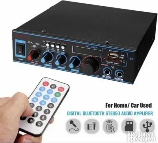 Bluetooth Digitalni BT-309A-A pojacalo resiver 12V i 220V