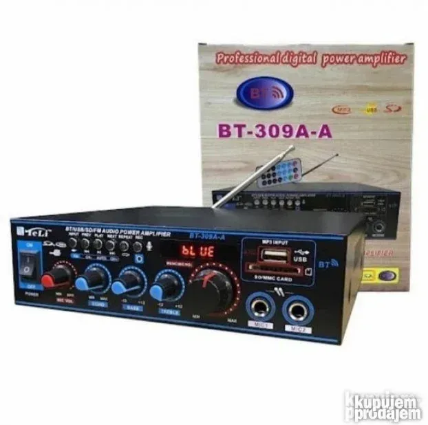 Bluetooth Digitalni BT-309A-A pojacalo resiver 12V i 220V