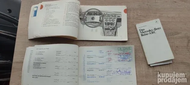 Mercedes 190 Uputstvo+servisna