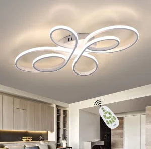 Led Plafonjerka Bela 65W sa daljniski upravljačem dimmbar