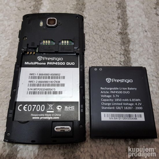Prestigio 4500 Duo (sija plavo na ekranu)