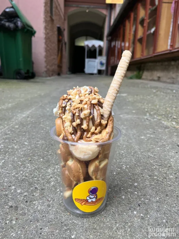 POSAO Bubble tea waffle ( buble vafl)