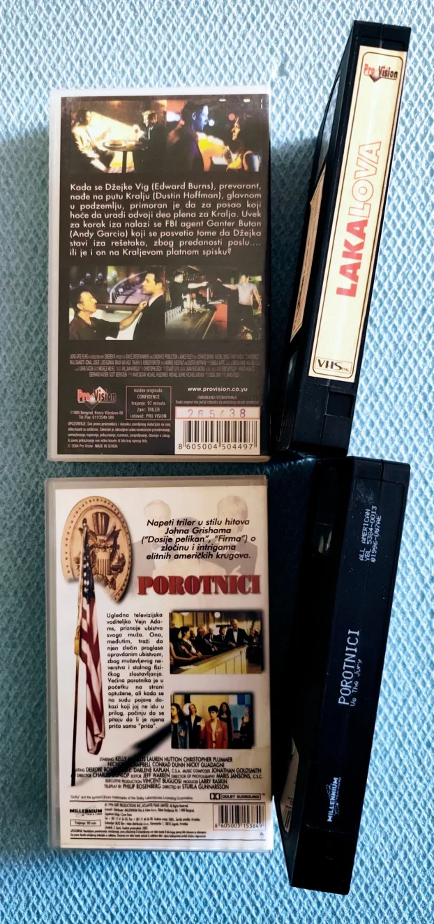 Porotnici/Ljubav Do Smrti/Laka lova/Premlada Za Smrt-VHS