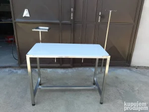 PROHROM / INOX sto za veterinarsku stanicu model 1.