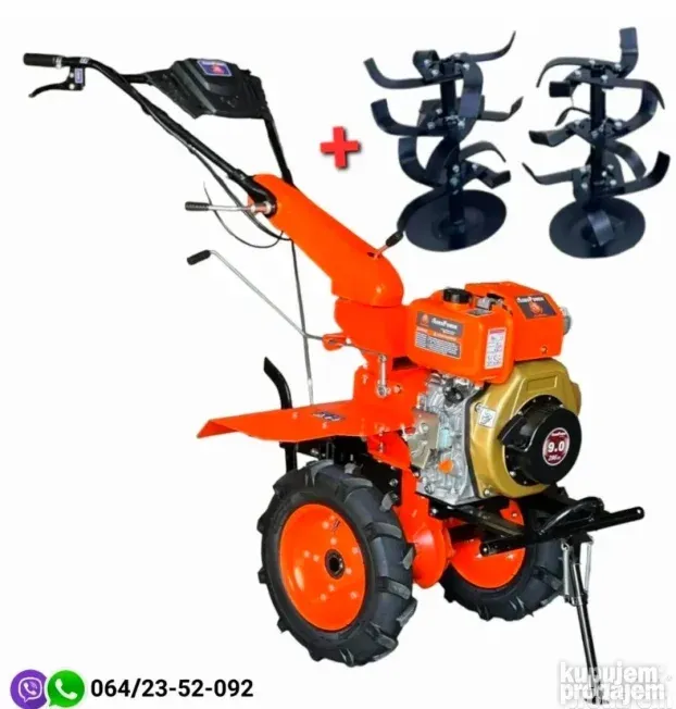 Motokultivator (freza) 8ks dizel MF360 i još drugih modela