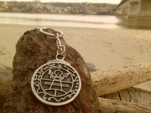Solomonov tajni kljuc talisman amulet privezak za kljuceve