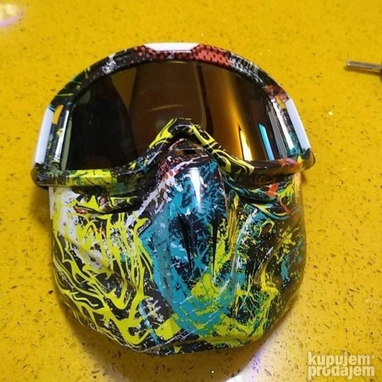 Naocare Maska za skijanje Airsoft Maske paintbal, bajkerska