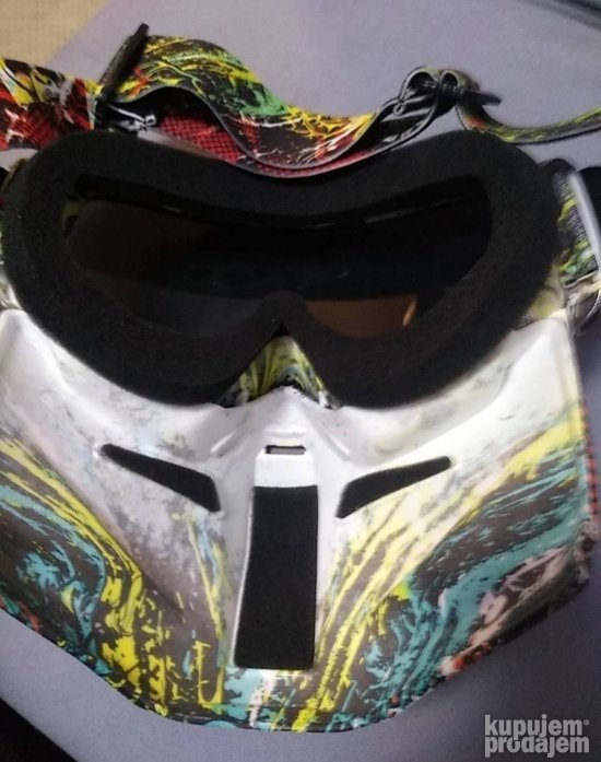 Naocare Maska za skijanje Airsoft Maske paintbal, bajkerska