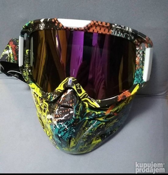 Naocare Maska za skijanje Airsoft Maske paintbal, bajkerska