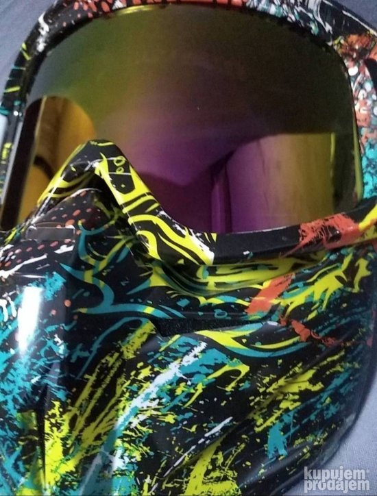 Naocare Maska za skijanje Airsoft Maske paintbal, bajkerska