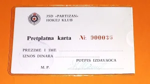 Pretplatna karta JSD Partizan Hokej klub