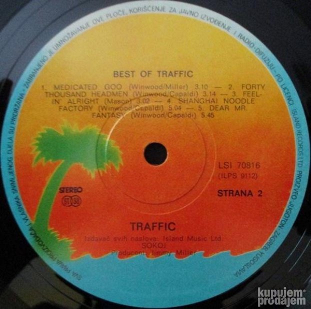 Traffic-Best of Traffic Compilation Reissue LP (1976)