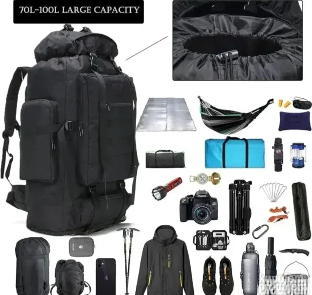 70L Takticki Ranac Army Ranac Veliki 70L Crni