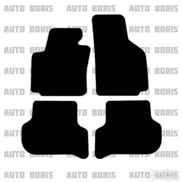 tuning-art Auto-Fußmatten 191F Automatten Set passgenau für Seat Altea XL Toledo 2004-2015