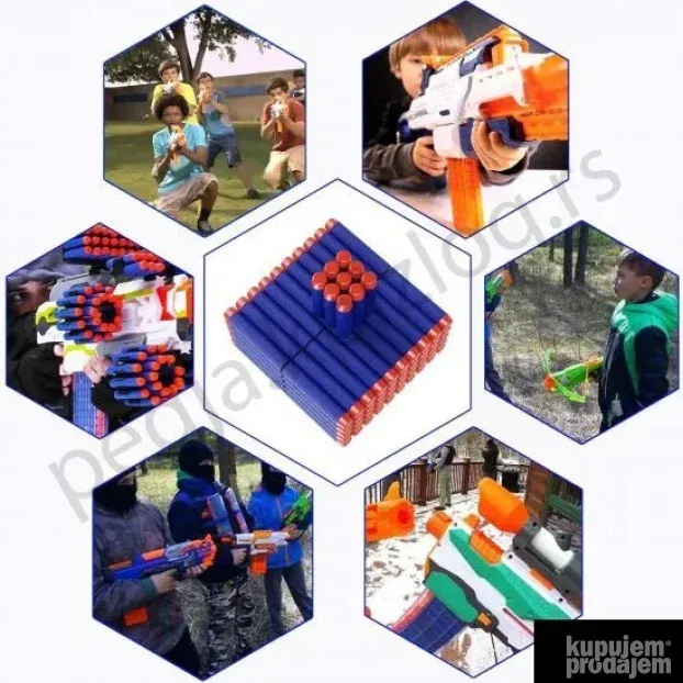 Punjenje za dečije puške i pištolje 100kom