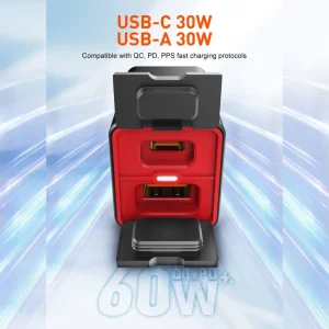 Punjac za motor LDNIO C108 QC 30W, PD 30W total power 60W