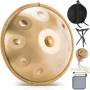 Handpan u D-molu sa 9 tonova i torbom za nošenje