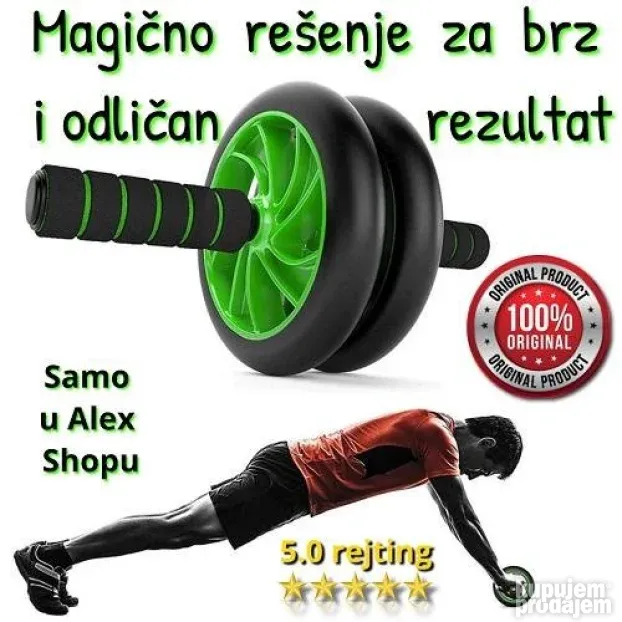 Profi Točak za trbušnjake - Ab roller