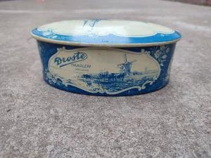 Retro limena kutija za bombone Droste Haarlem Holland