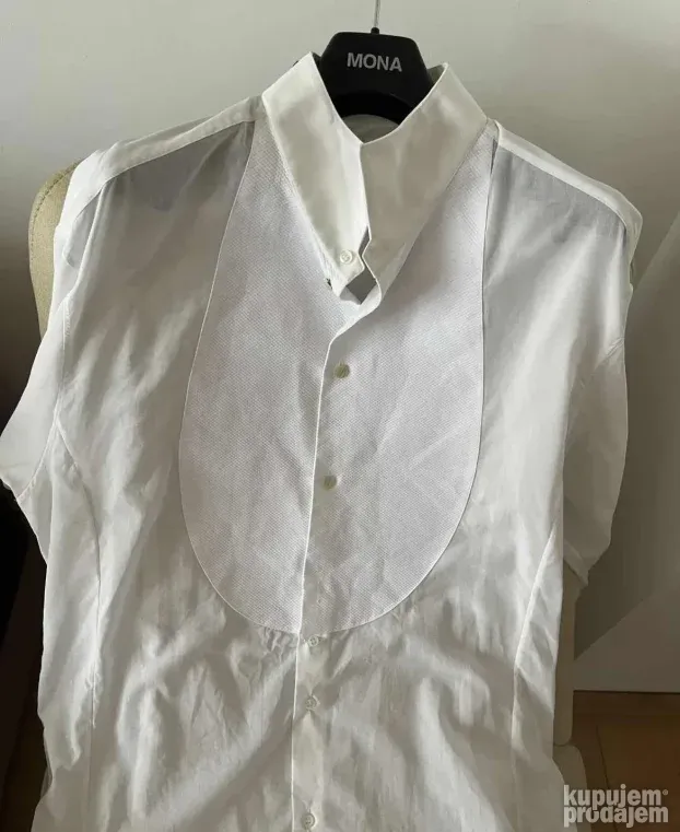 GIORGIO ARMANI bela kosulja (43) Made in Italy