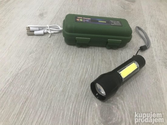 led lampa ALUMINIJUMSKA punjiva tri rezima rada