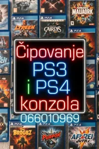 Čipovanje sony ps3, ps4 ubacivanje igrica,jailbreak do 13.00